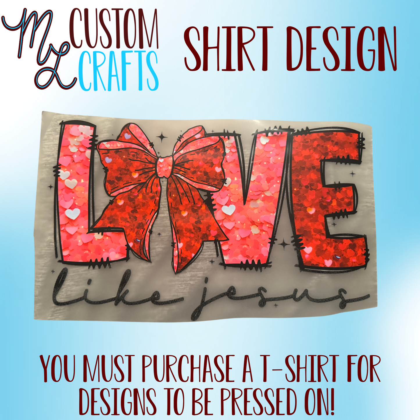 Love Like Jesus Shirt Design