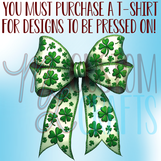 Clover Bow Shirt Design